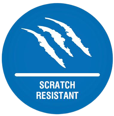 scratch resistant logo